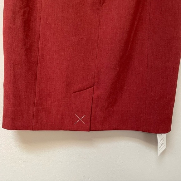MM Lafleur The Noho Skirt in Brick Red - Picture 9 of 9